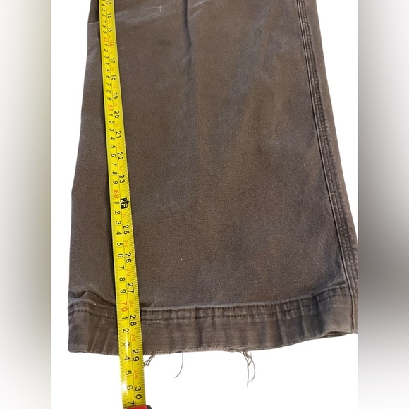 Duluth Trading Co Flex Fire Hose Pants Men's Measured 40x29 Dark Brown W… - Picture 8 of 8